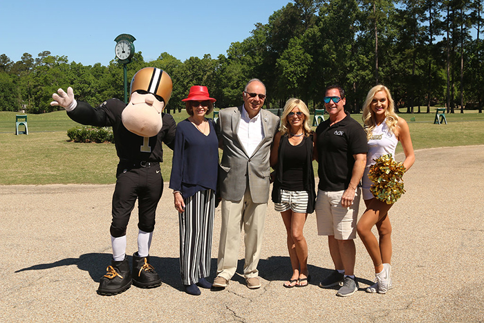 The Vargases with the Copelands and friends at ACF Golf Tournament